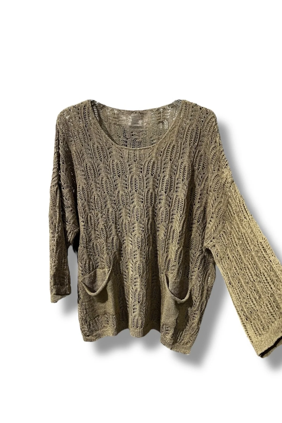 %100 Pamuk Merserize Triko Bluz – Standart Beden 38-48 Uyumlu, Cepli, Yumuşak Dokulu