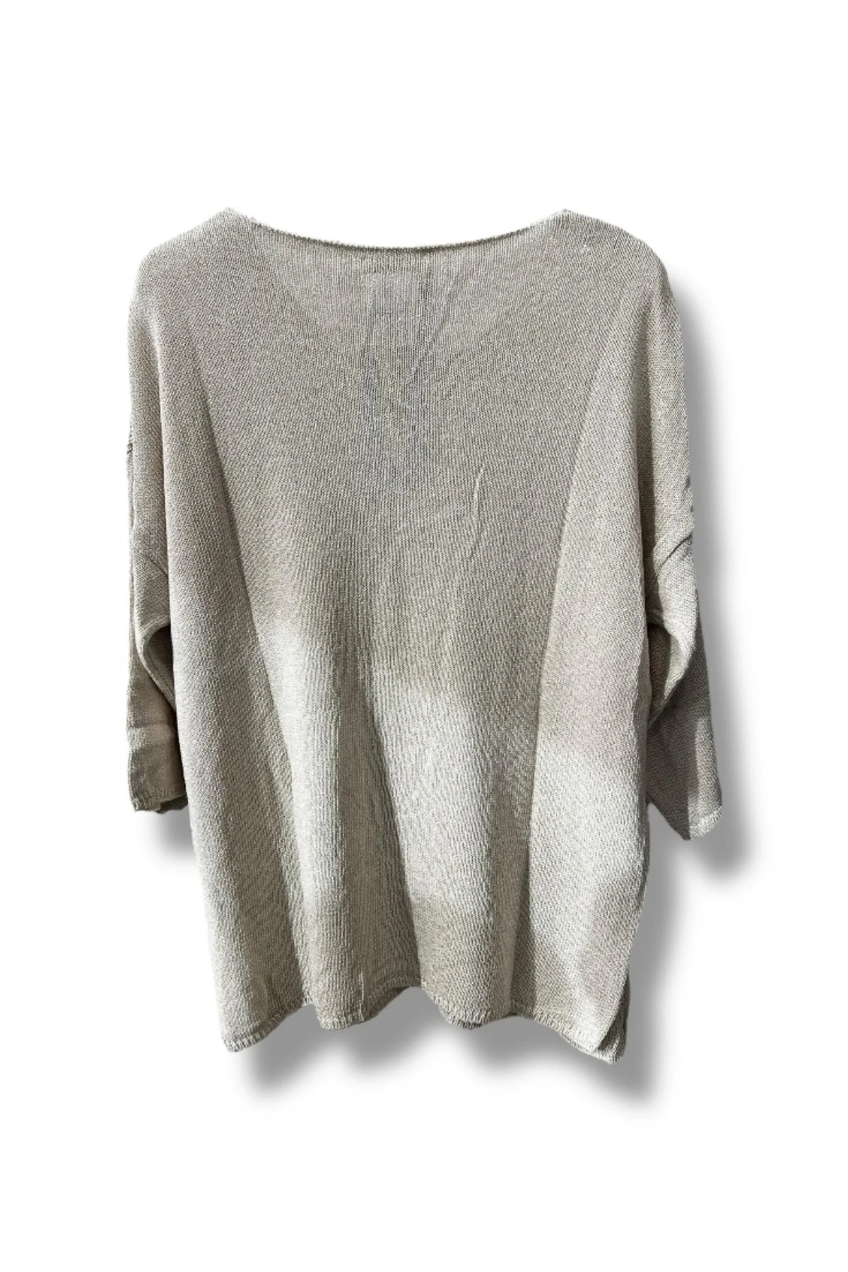 Merserize Triko Bluz (38-48 Beden Uyumlu Rahat Kalıp)