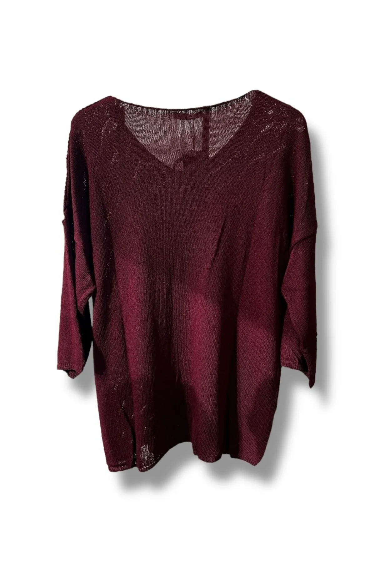 Merserize Triko Bluz (38-48 Beden Uyumlu Rahat Kalıp)