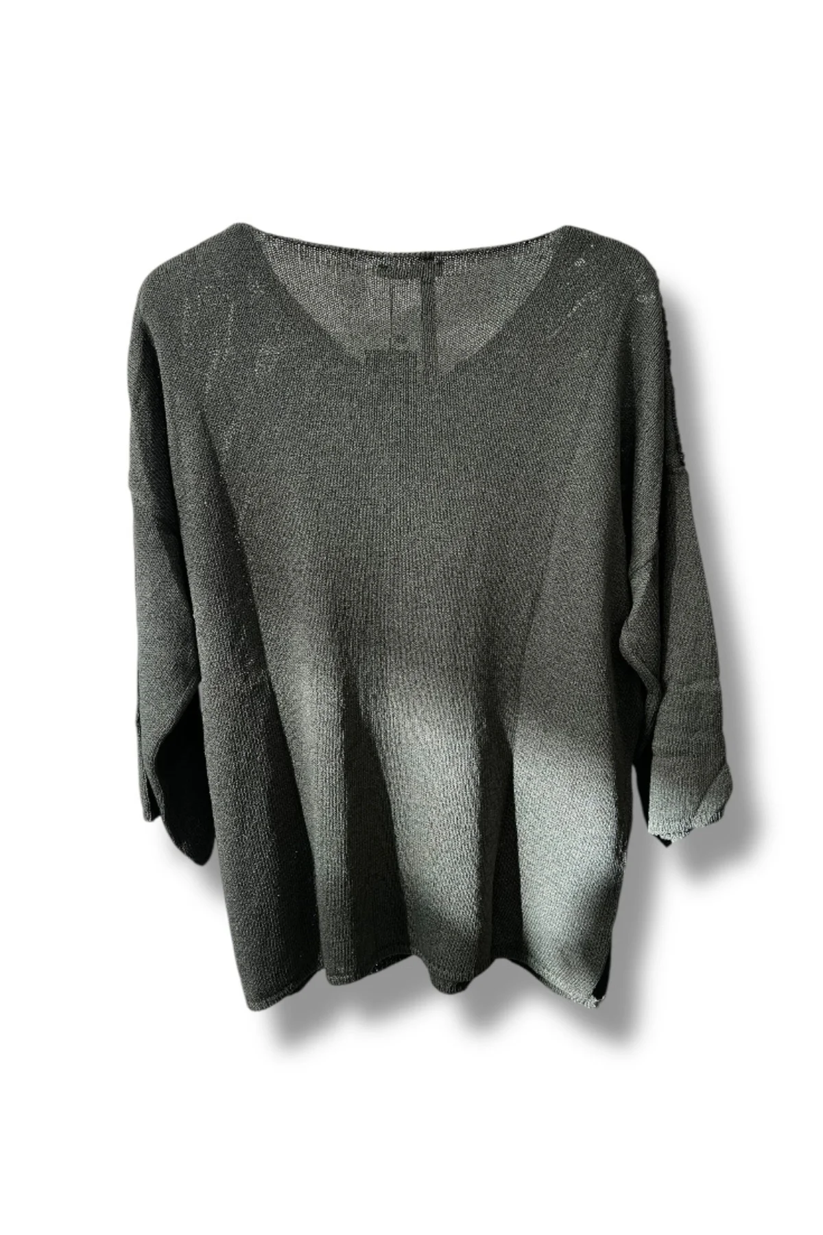 Merserize Triko Bluz (38-48 Beden Uyumlu Rahat Kalıp)