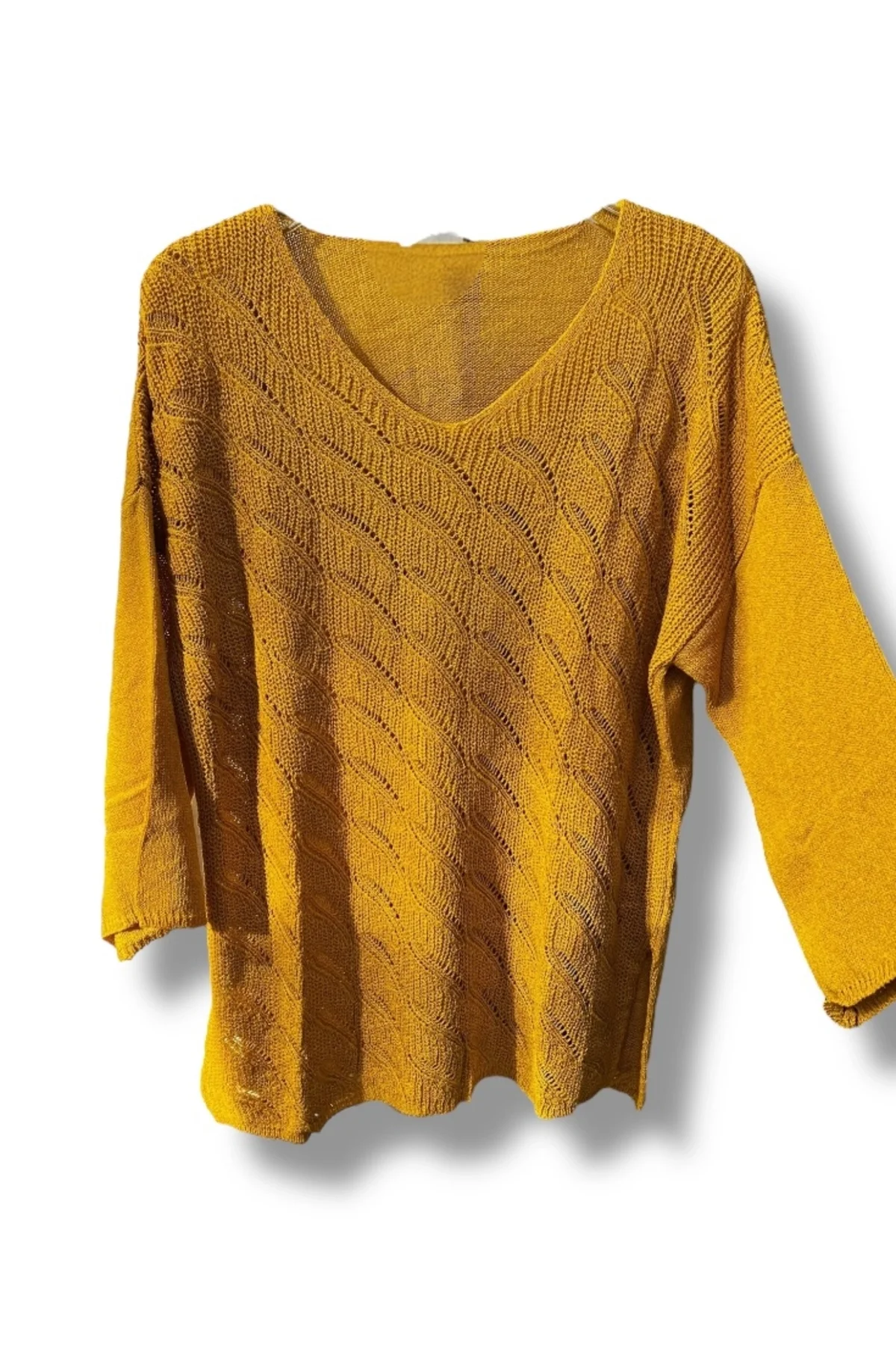 Merserize Triko Bluz (38-48 Beden Uyumlu Rahat Kalıp)