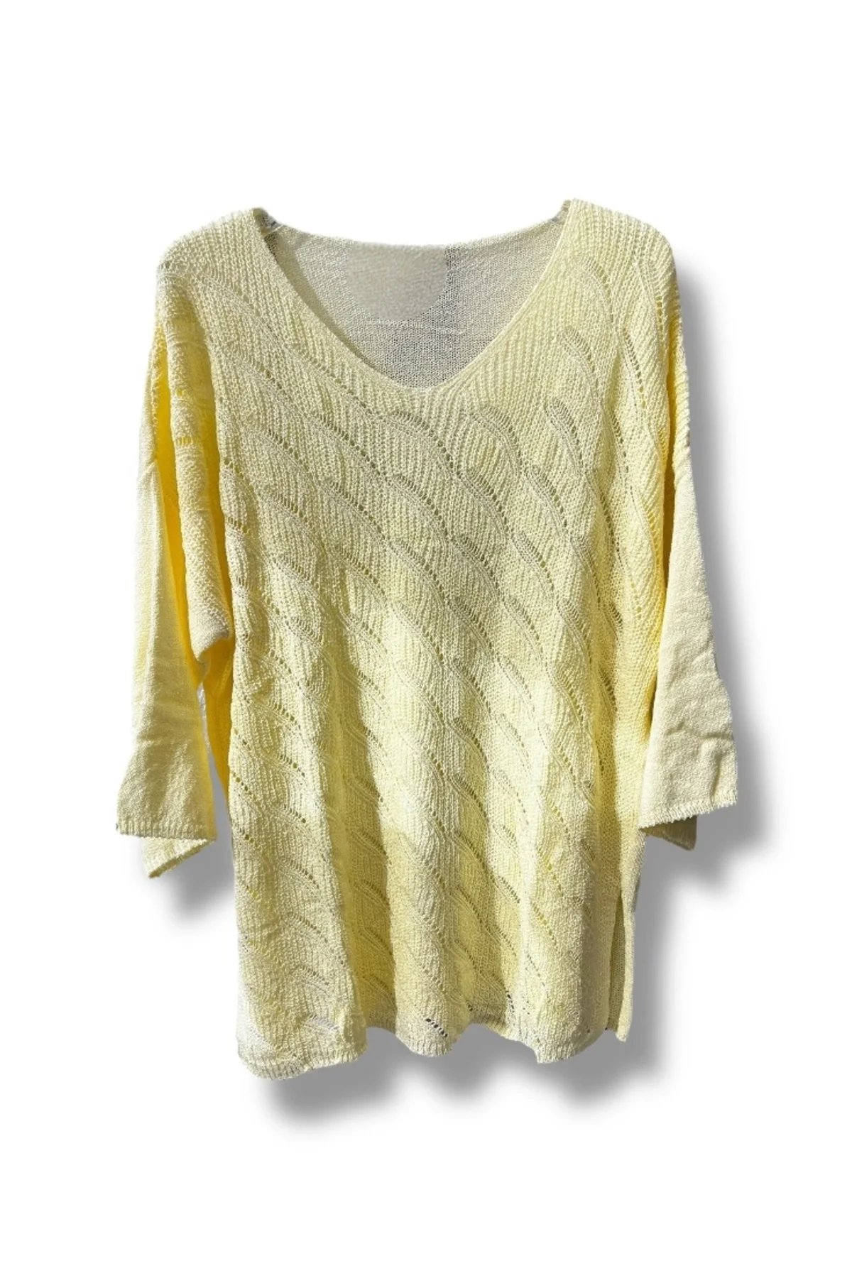 Merserize Triko Bluz (38-48 Beden Uyumlu Rahat Kalıp)