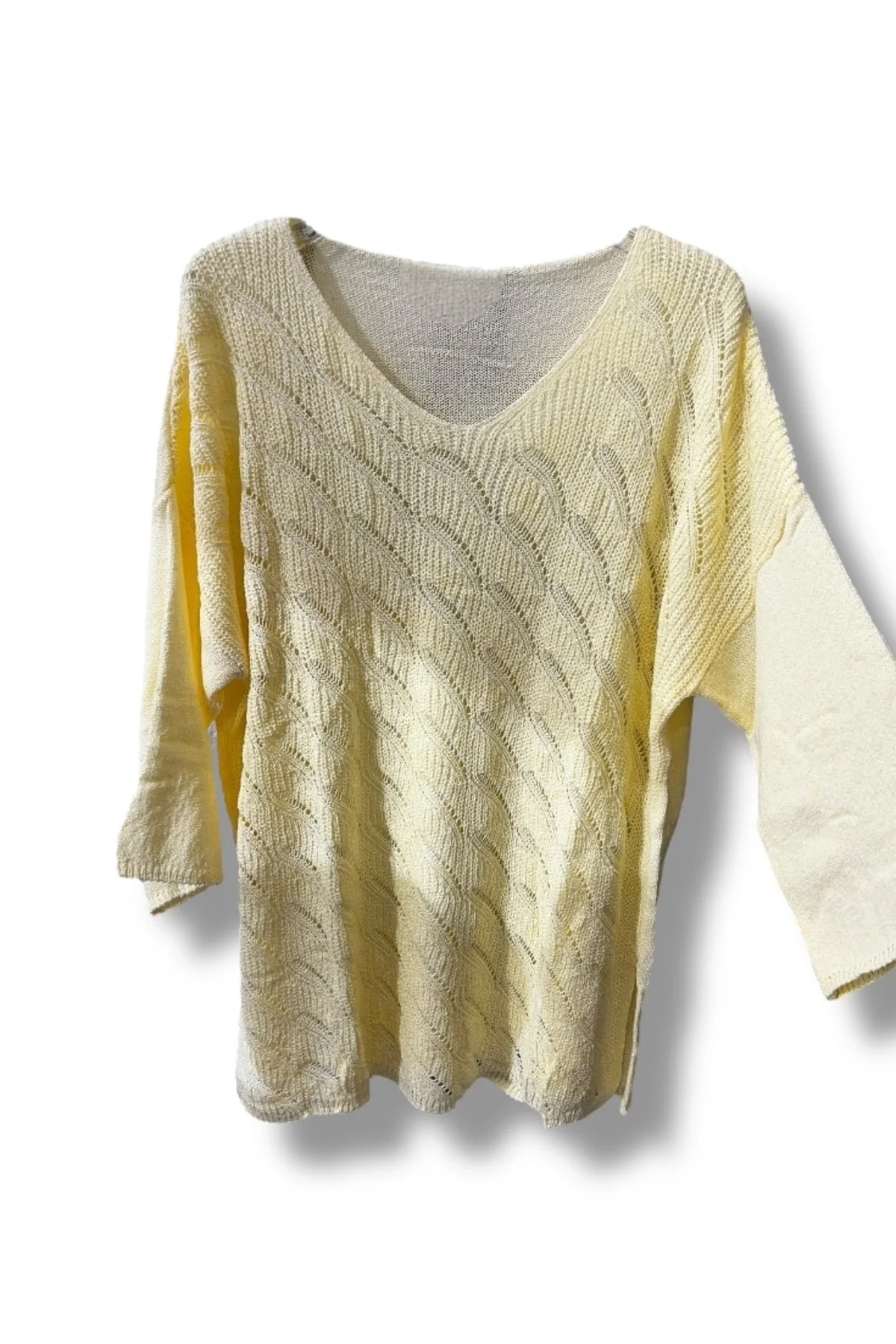 Merserize Triko Bluz (38-48 Beden Uyumlu Rahat Kalıp)