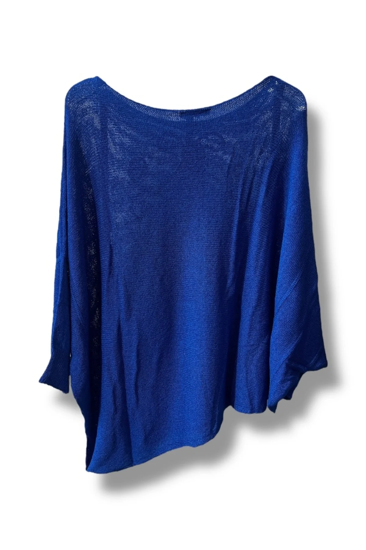 Oversize Cepli Merserize Bluz | 38-52 Beden Uyumlu Rahat Kalıp Triko