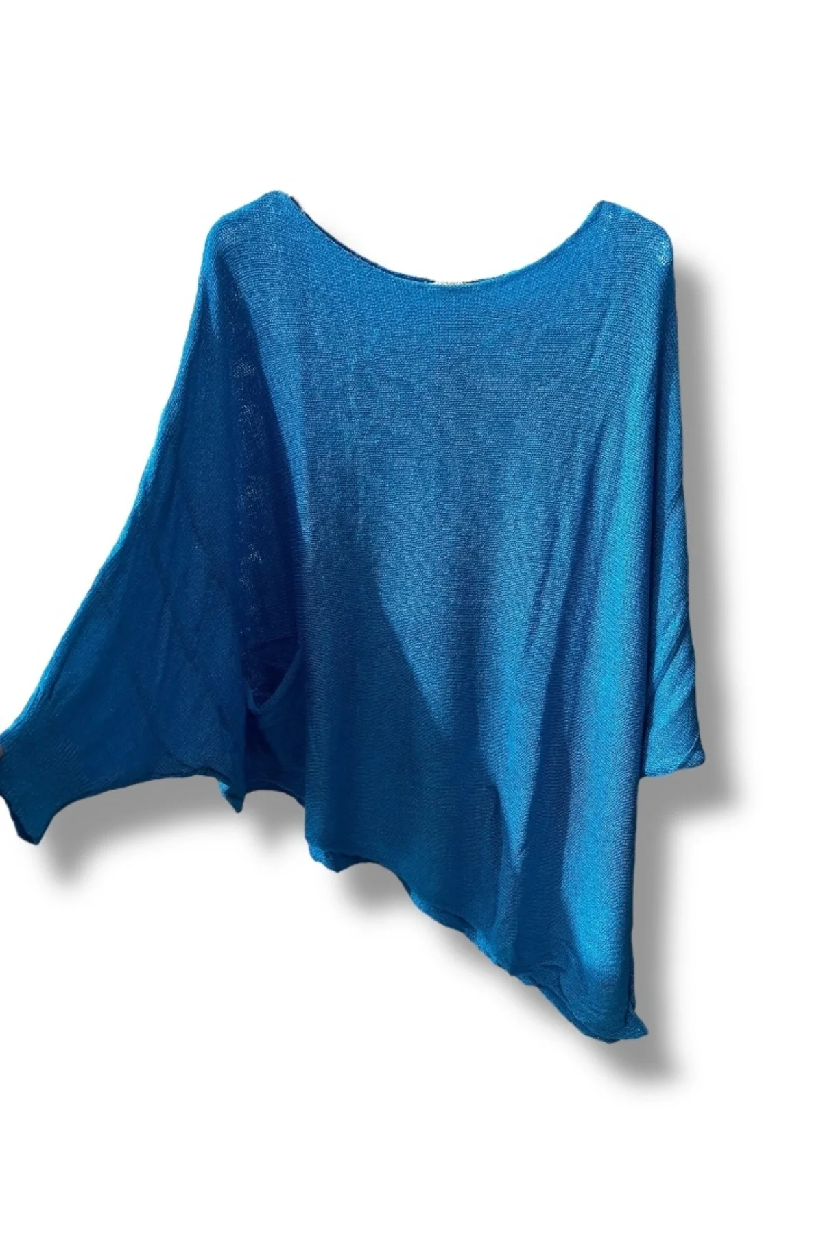 Oversize Cepli Merserize Bluz | 38-52 Beden Uyumlu Rahat Kalıp Triko