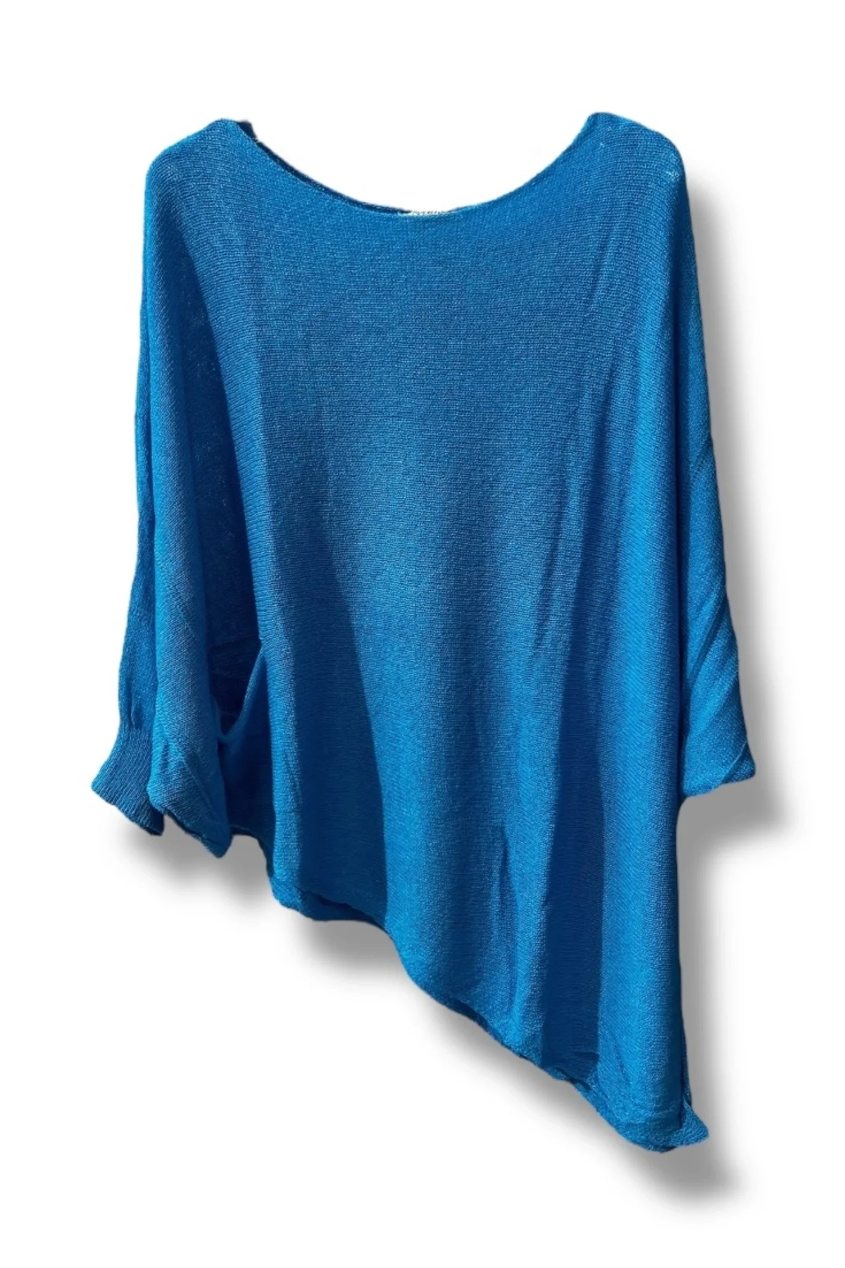Oversize Cepli Merserize Bluz | 38-52 Beden Uyumlu Rahat Kalıp Triko