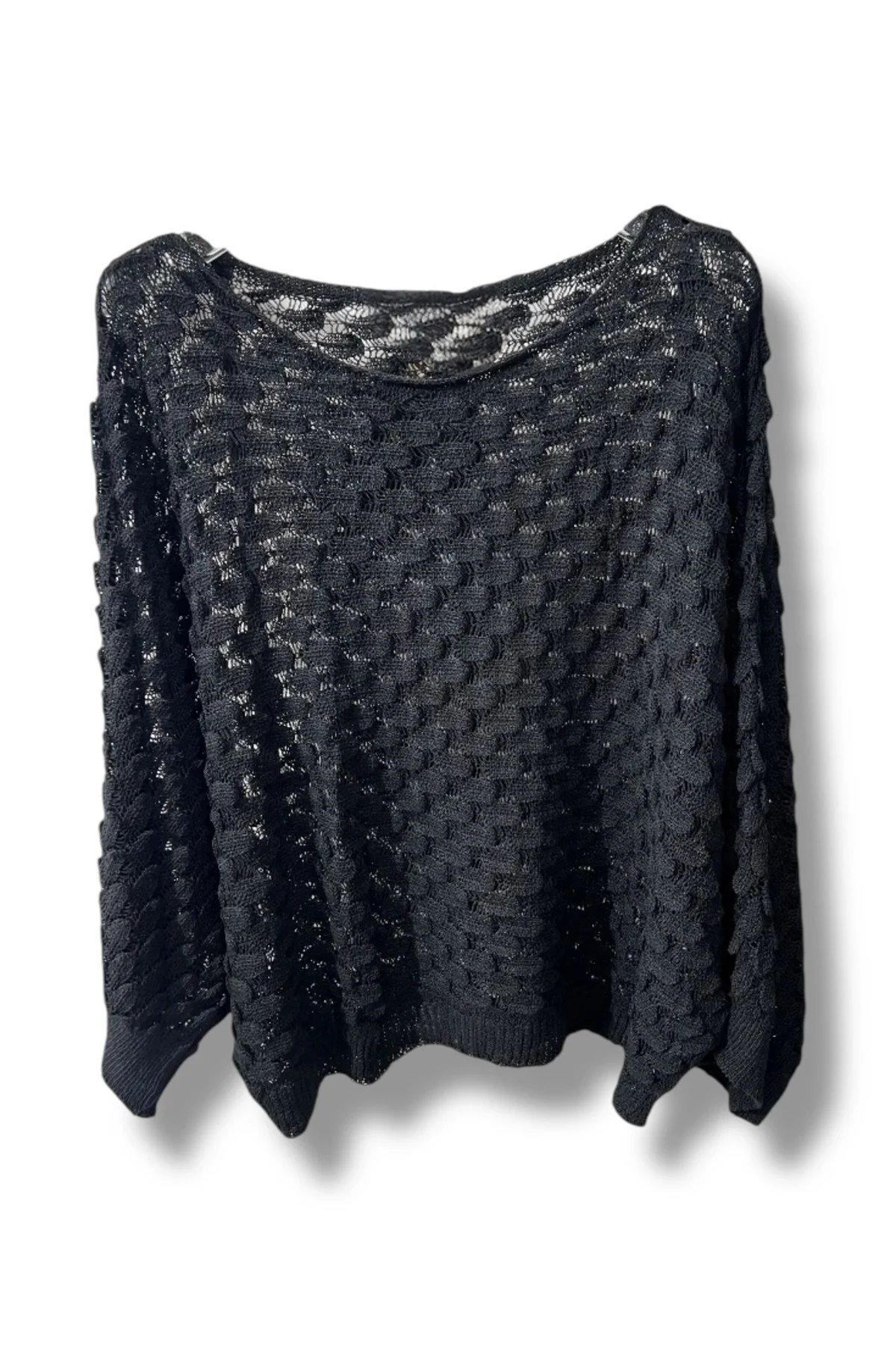 Kadın Merserize Triko Bluz Oversize Standart Beden 38-52 Uyumlu Salaş