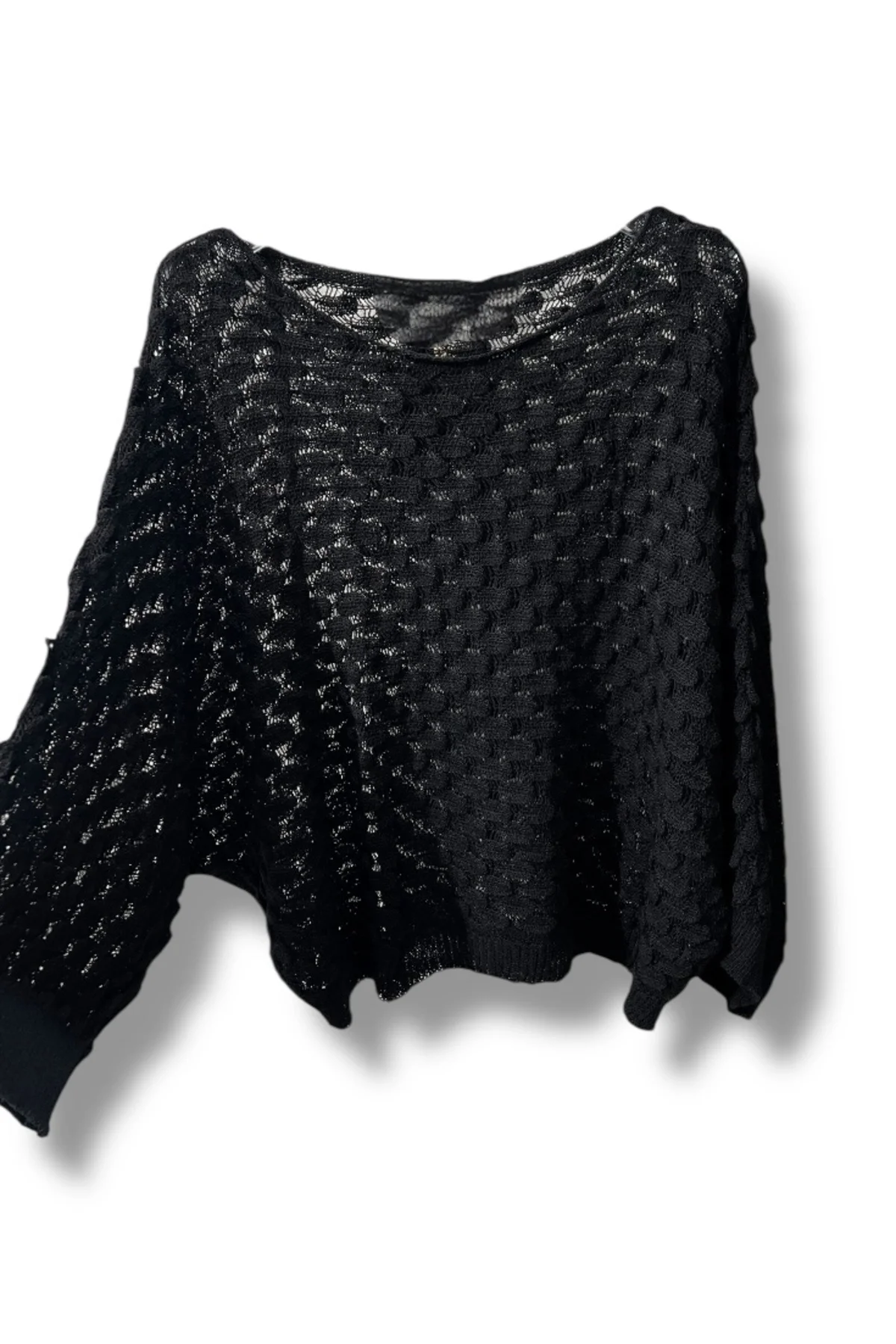 Kadın Merserize Triko Bluz Oversize Standart Beden 38-52 Uyumlu Salaş