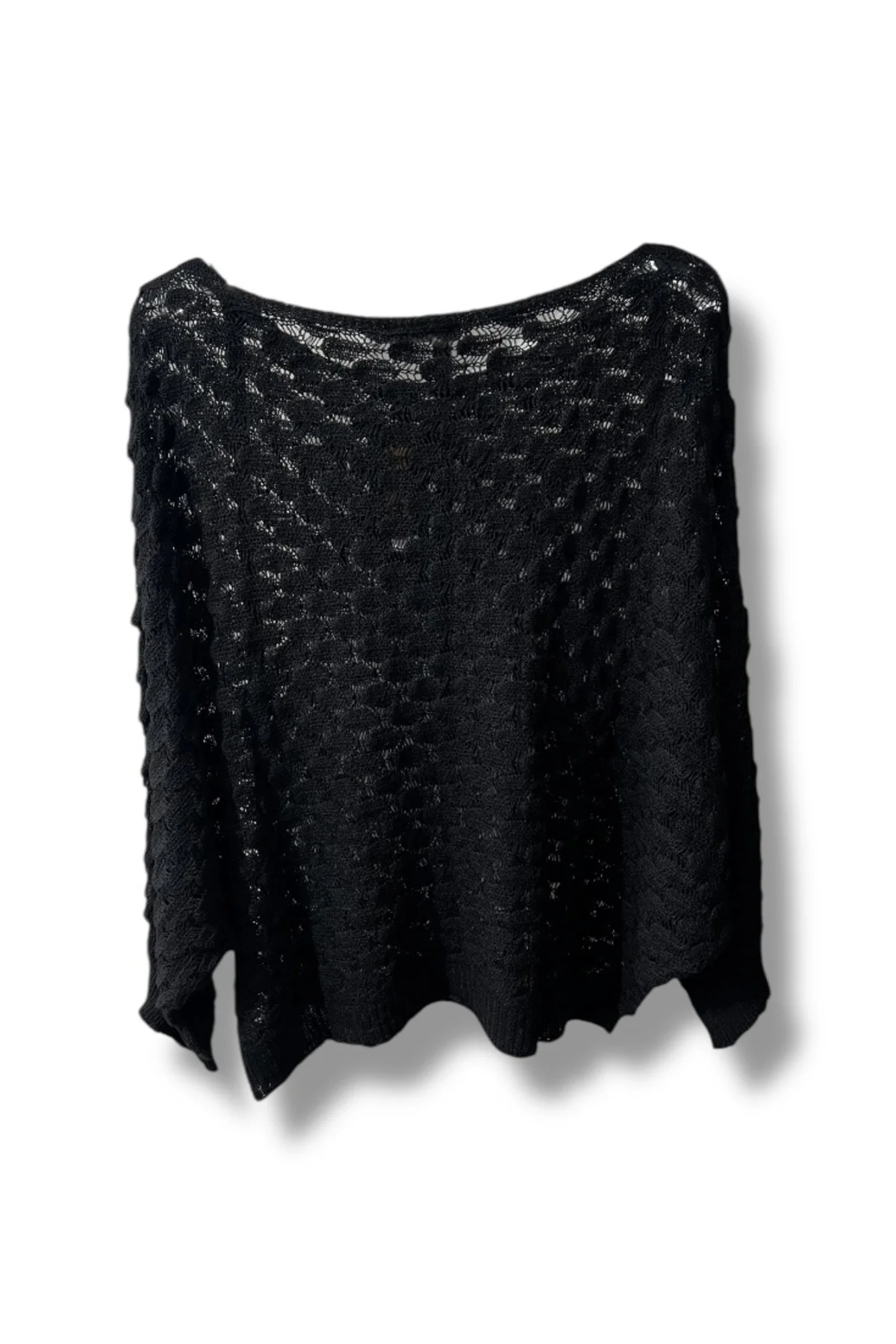 Kadın Merserize Triko Bluz Oversize Standart Beden 38-52 Uyumlu Salaş