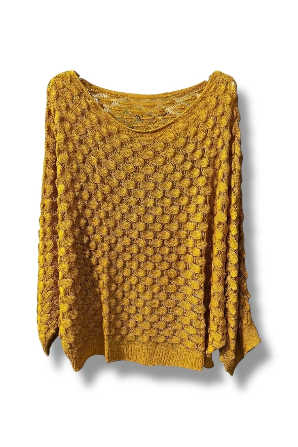 Kadın Merserize Triko Bluz Oversize Standart Beden 38-52 Uyumlu Salaş