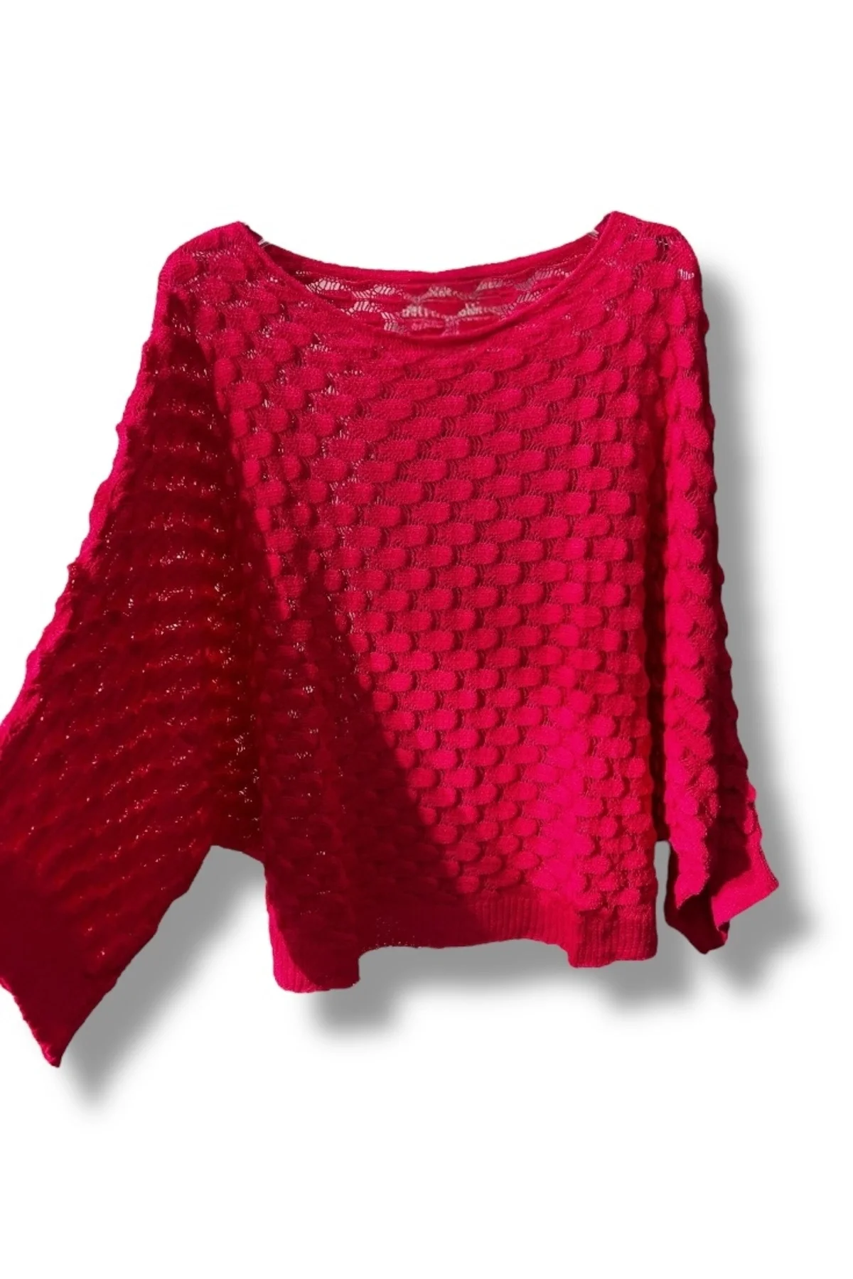 Kadın Merserize Triko Bluz Oversize Standart Beden 38-52 Uyumlu Salaş
