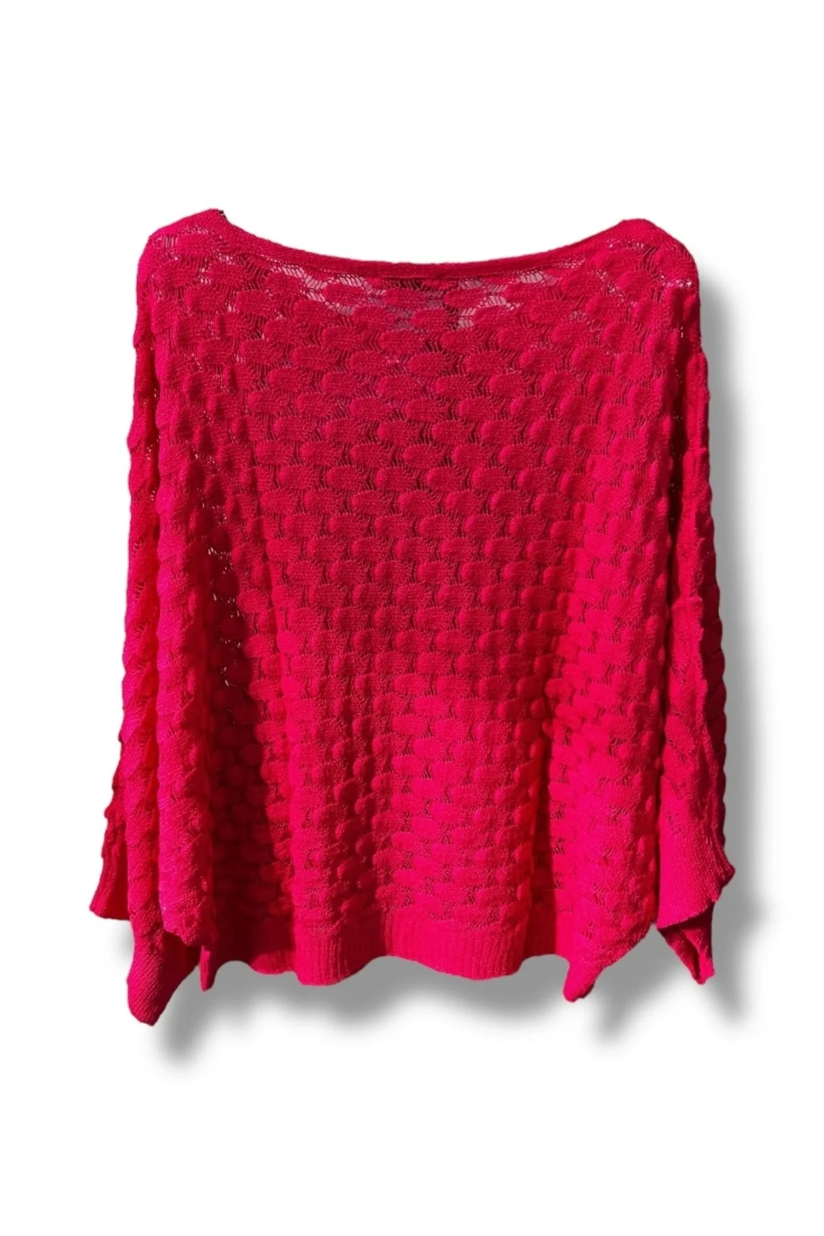 Kadın Merserize Triko Bluz Oversize Standart Beden 38-52 Uyumlu Salaş