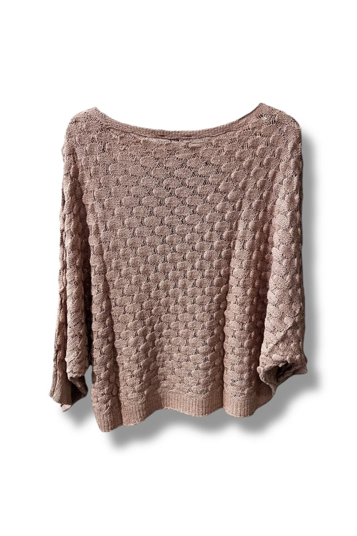 Kadın Merserize Triko Bluz Oversize Standart Beden 38-52 Uyumlu Salaş