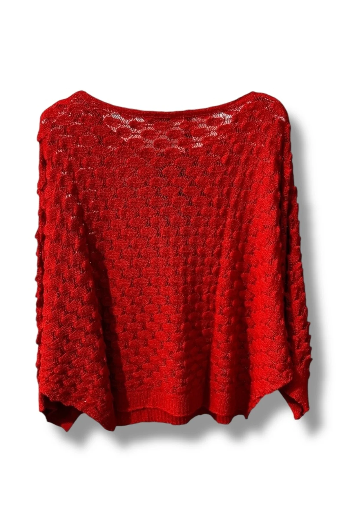 Kadın Merserize Triko Bluz Oversize Standart Beden 38-52 Uyumlu Salaş