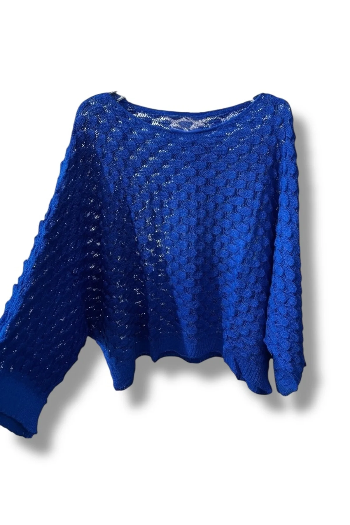 Kadın Merserize Triko Bluz Oversize Standart Beden 38-52 Uyumlu Salaş