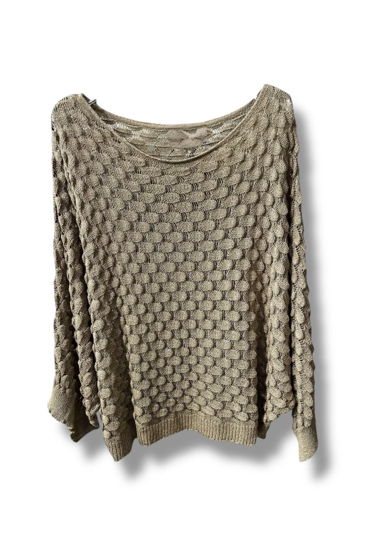 Kadın Merserize Triko Bluz Oversize Standart Beden 38-52 Uyumlu Salaş