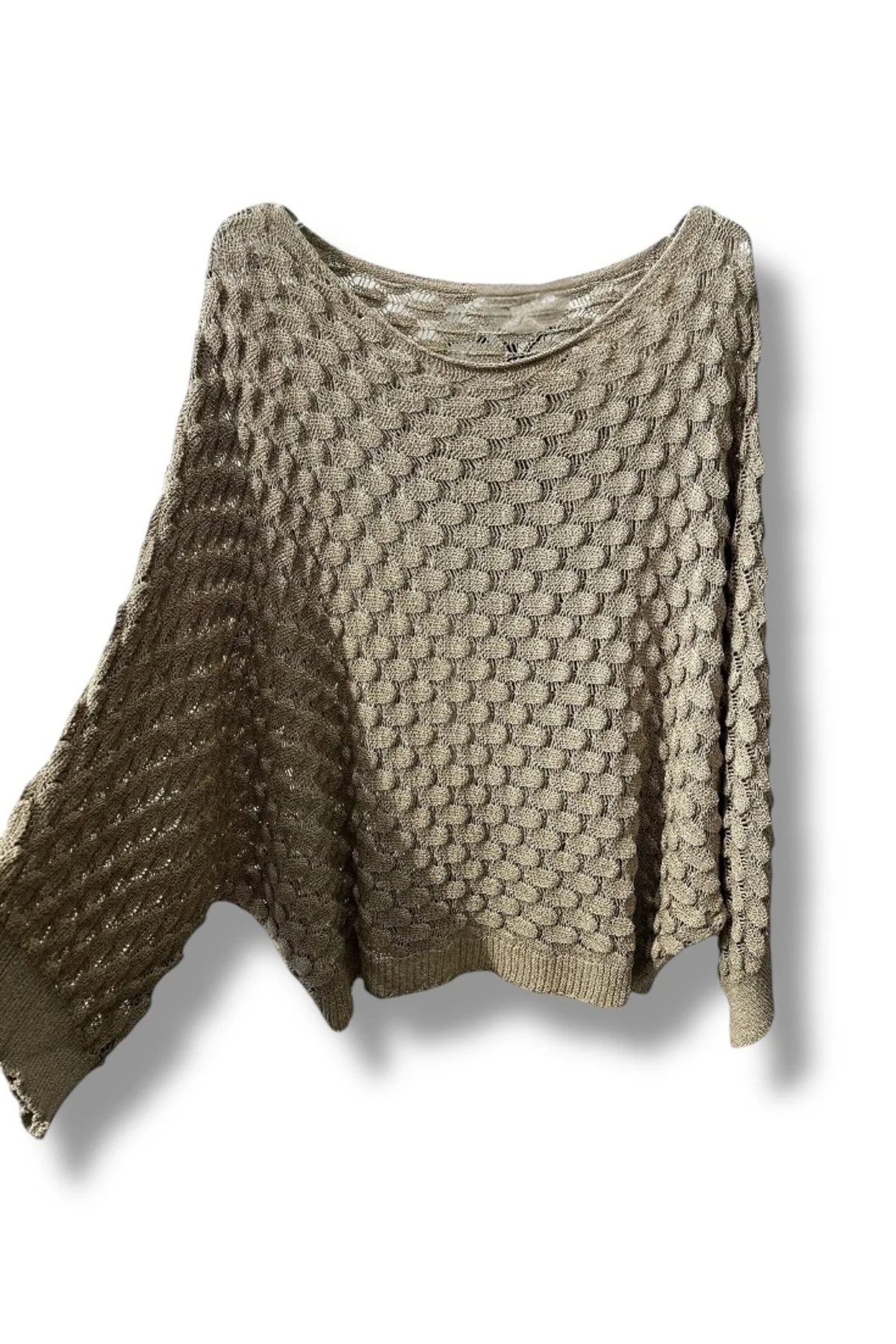 Kadın Merserize Triko Bluz Oversize Standart Beden 38-52 Uyumlu Salaş