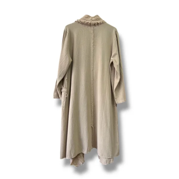 %100 pamuk garnili kaftan-Bej