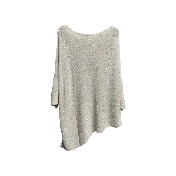 Merserize oversize asimetrik tek cepli triko
