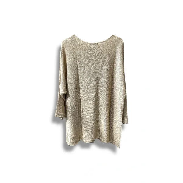 Merserize Triko Kadın Oversize Tunik - 38-52 Beden Uyumlu Standart Beden