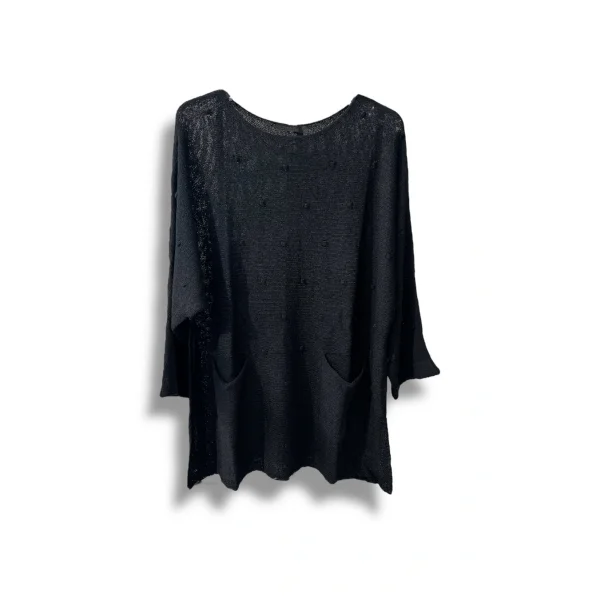 Merserize Triko Kadın Oversize Tunik - 38-52 Beden Uyumlu Standart Beden