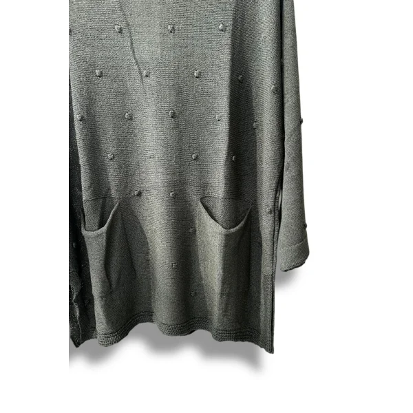 Merserize Triko Kadın Oversize Tunik - 38-52 Beden Uyumlu Standart Beden