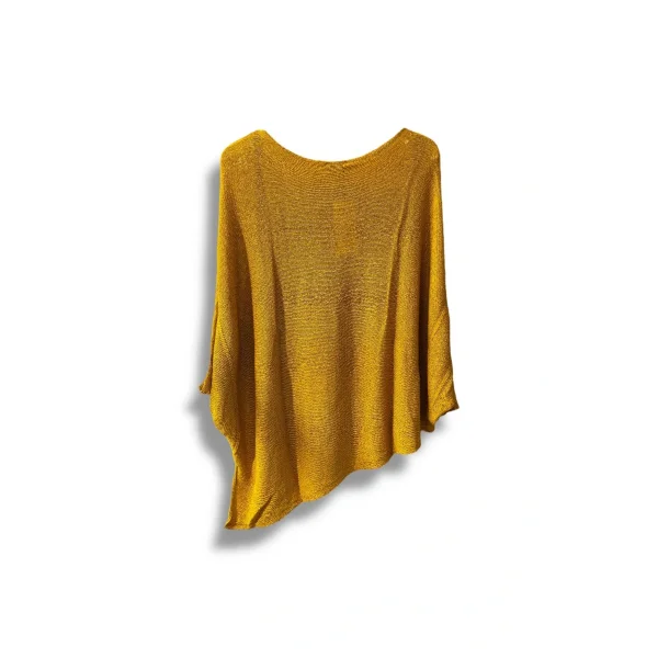 Oversize Cepli Merserize Bluz | 38-52 Beden Uyumlu Rahat Kalıp Triko