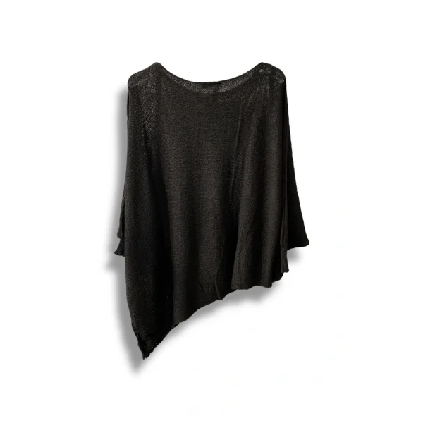 Oversize Cepli Merserize Bluz | 38-52 Beden Uyumlu Rahat Kalıp Triko