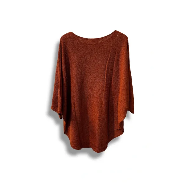 Oversize Cepli Merserize Bluz | 38-52 Beden Uyumlu Rahat Kalıp Triko