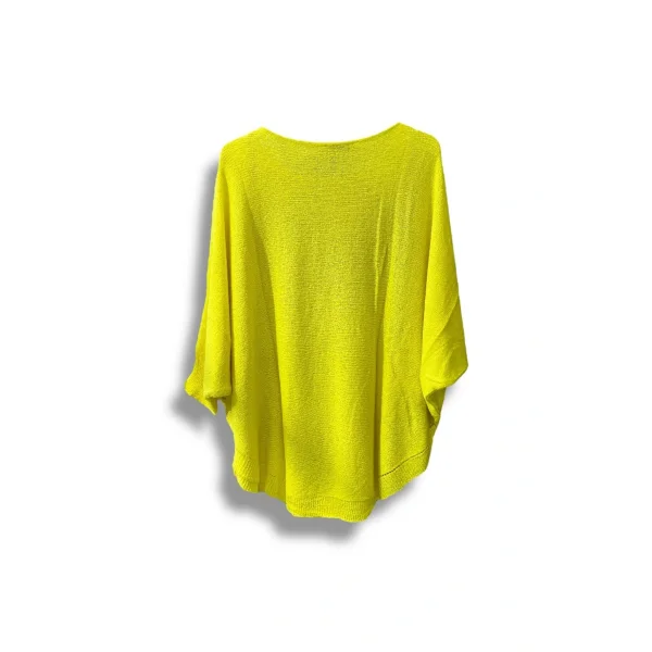 Oversize Cepli Merserize Bluz | 38-52 Beden Uyumlu Rahat Kalıp Triko