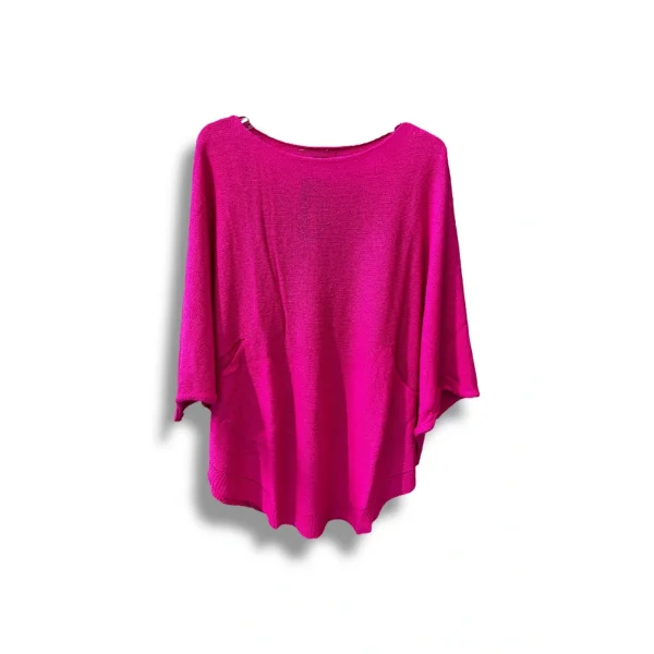 Merserize Triko Oversize Bluz - 38-52 Beden Uyumlu - Salaş Kazak