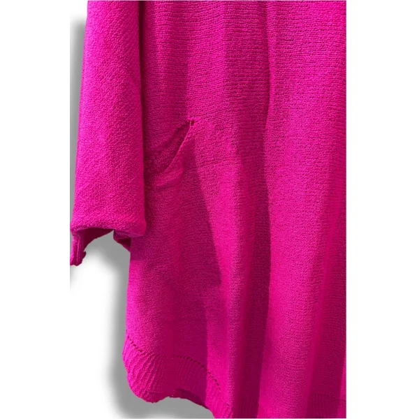 Merserize Triko Oversize Bluz - 38-52 Beden Uyumlu - Salaş Kazak