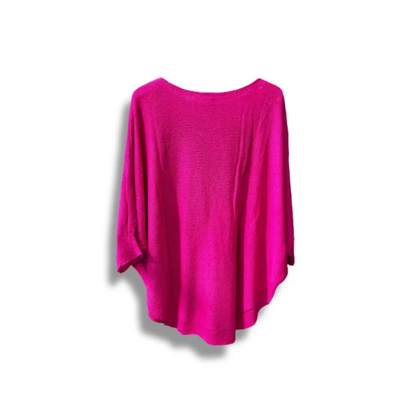 Merserize Triko Oversize Bluz - 38-52 Beden Uyumlu - Salaş Kazak
