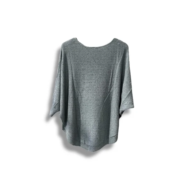 Merserize Triko Oversize Bluz - 38-52 Beden Uyumlu - Salaş Kazak