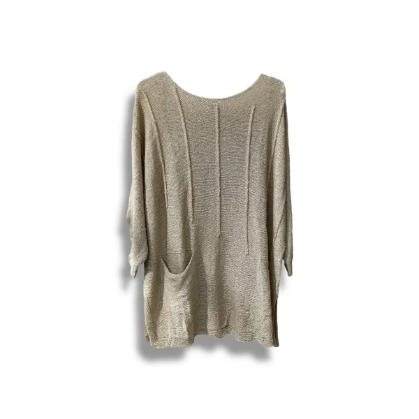 Oversize Merserize Triko Bluz | 38-52 Beden Uyumlu