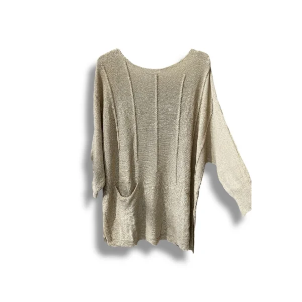 Oversize Merserize Triko Bluz | 38-52 Beden Uyumlu