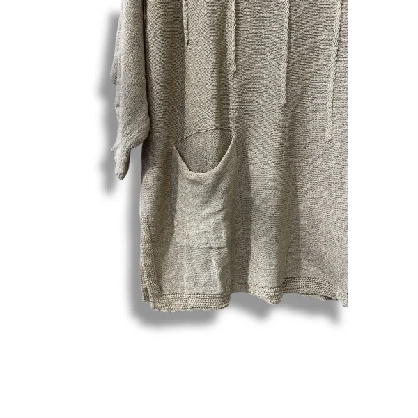 Oversize Merserize Triko Bluz | 38-52 Beden Uyumlu