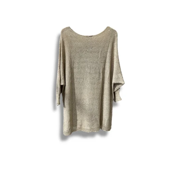 Oversize Merserize Triko Bluz | 38-52 Beden Uyumlu