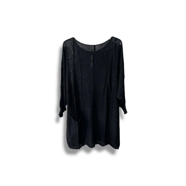 Oversize Merserize Triko Bluz | 38-52 Beden Uyumlu