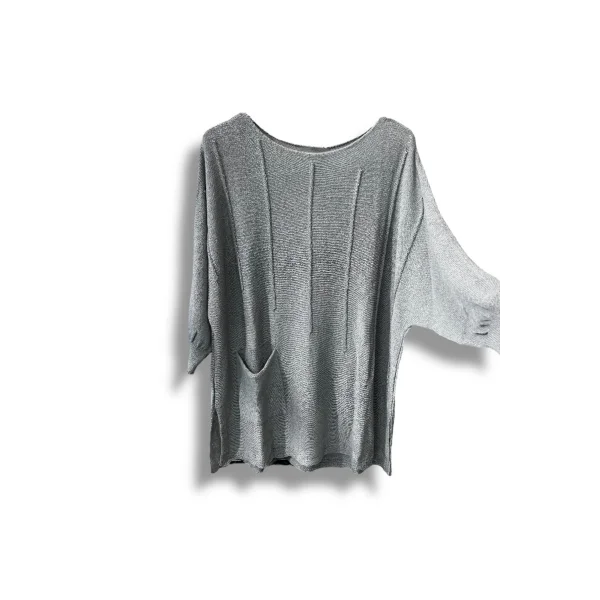 Kadın Oversize Merserize Triko Bluz | Salaş Tunik | 38-52 Beden Uyumlu