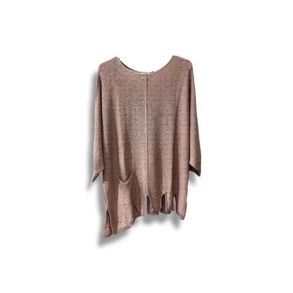 Kadın Oversize Merserize Triko Bluz | Salaş Tunik | 38-52 Beden Uyumlu