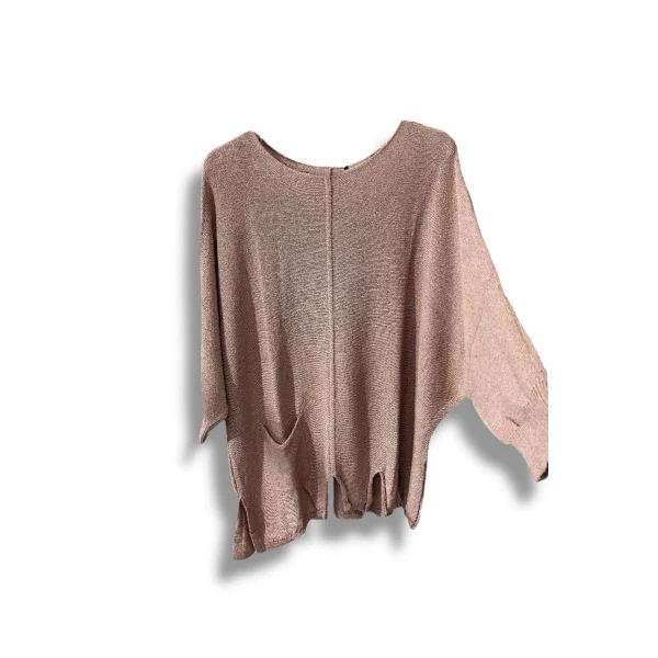 Kadın Oversize Merserize Triko Bluz | Salaş Tunik | 38-52 Beden Uyumlu