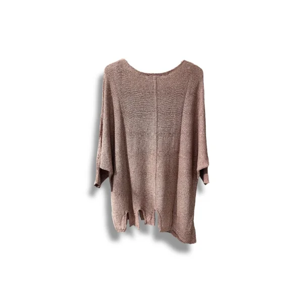 Kadın Oversize Merserize Triko Bluz | Salaş Tunik | 38-52 Beden Uyumlu