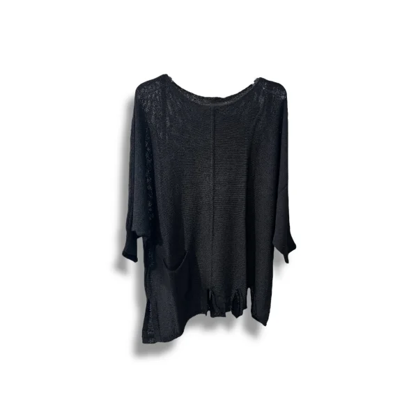Kadın Oversize Merserize Triko Bluz | Salaş Tunik | 38-52 Beden Uyumlu