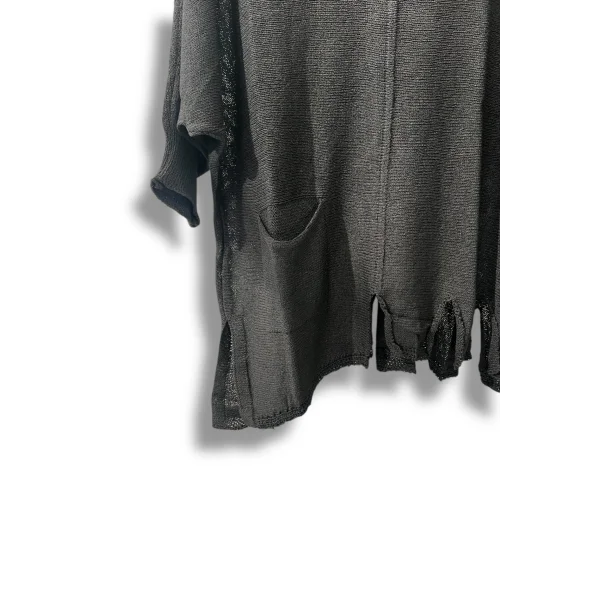 Kadın Oversize Merserize Triko Bluz | Salaş Tunik | 38-52 Beden Uyumlu