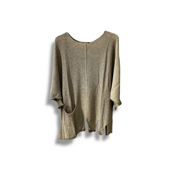 Kadın Oversize Merserize Triko Bluz | Salaş Tunik | 38-52 Beden Uyumlu