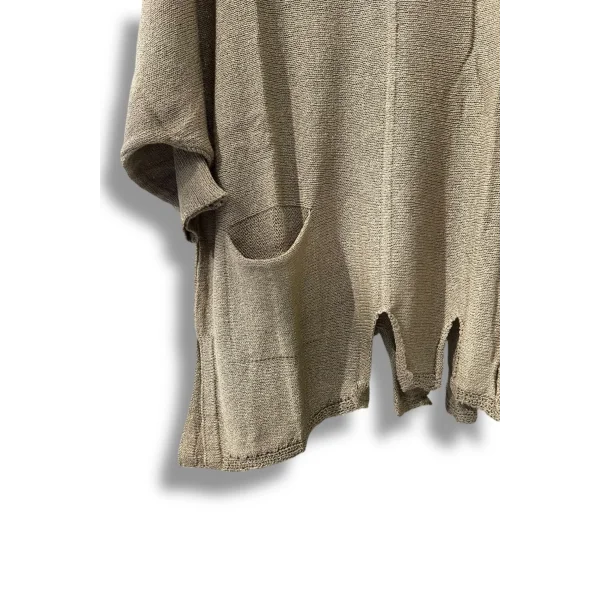 Kadın Oversize Merserize Triko Bluz | Salaş Tunik | 38-52 Beden Uyumlu