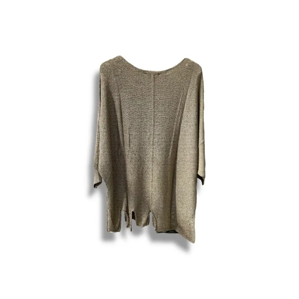 Kadın Oversize Merserize Triko Bluz | Salaş Tunik | 38-52 Beden Uyumlu