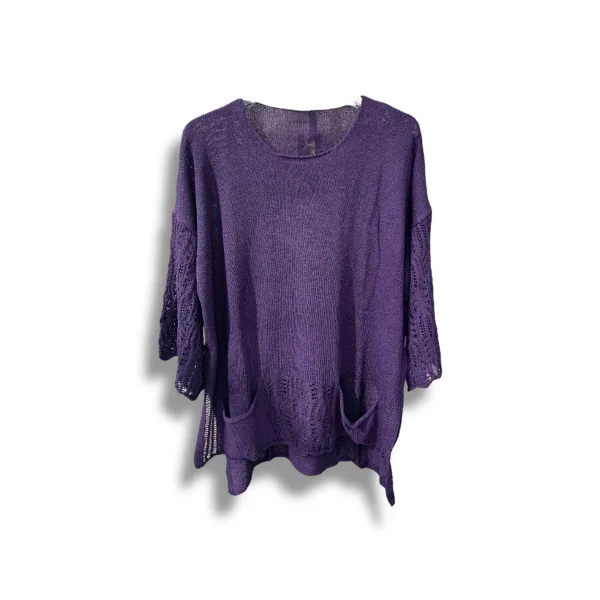 Merserize Oversize Triko Bluz – Standart Beden (38-48 Uyumlu) – Şık ve Rahat Tasarım