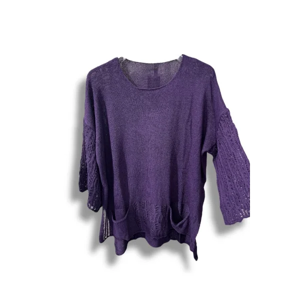 Merserize Oversize Triko Bluz – Standart Beden (38-48 Uyumlu) – Şık ve Rahat Tasarım